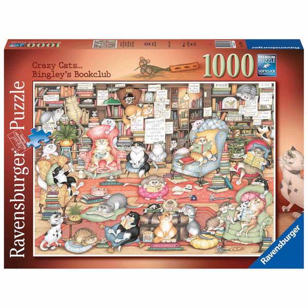 Ravensburger Bingleys Bookclub 1000pc Puzzle-RB16765-4-Animal Kingdoms Toy Store