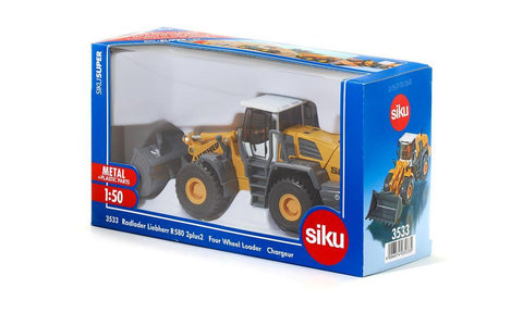 Siku 1:50 Liebherr R580 Four Wheel Loader-SKU3533-Animal Kingdoms Toy Store