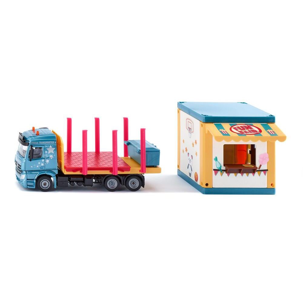 Siku 1:50 Mercedes Actros Prefab House Transporter-SKU3562-Animal Kingdoms Toy Store