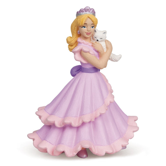 Papo Princess Chloe with Cat-39010-Animal Kingdoms Toy Store