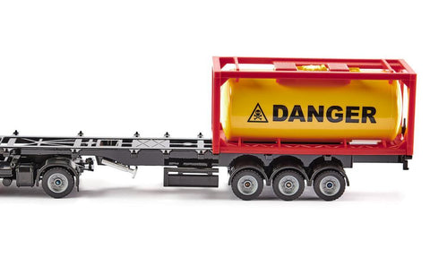 Siku 1:50 Mercedes Actros with Tank Container-SKU3922-Animal Kingdoms Toy Store