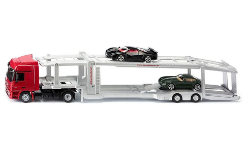 Siku 1:50 MAN TG-A Car Transporter with Cars-SKU3934-Animal Kingdoms Toy Store