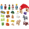 Playmobil Advent Calendar 1.2.3 Christmas Manger-70259-Animal Kingdoms Toy Store