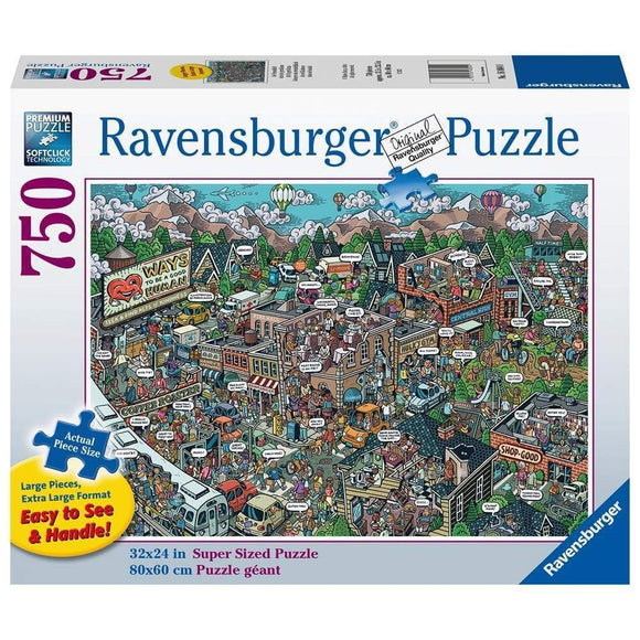 Ravensburger Everyday Goodness 750pc Large Format-RB16804-0-Animal Kingdoms Toy Store