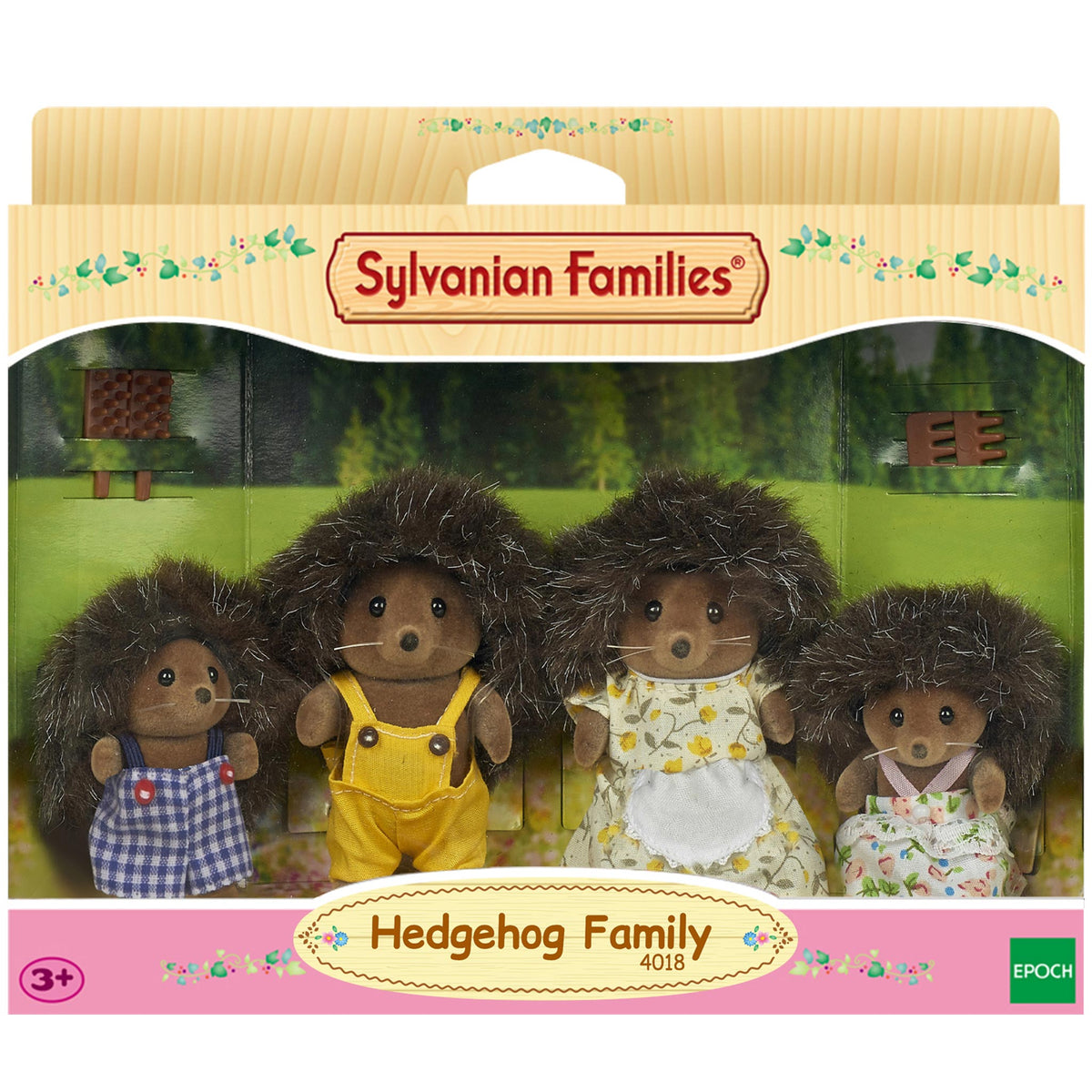 Sylvanian Families Hedgehog Family-4018-Animal Kingdoms Toy Store
