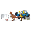 Schleich Off-Road Vehicle With Dino Outpost-41464-Animal Kingdoms Toy Store