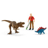 Schleich Tyrannosaurus Rex Attack-41465-Animal Kingdoms Toy Store