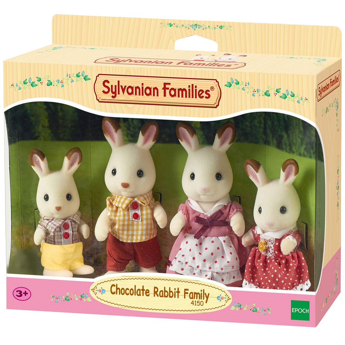 Sylvanian Families Chocolate Rabbit Family-4150-Animal Kingdoms Toy Store
