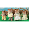 Sylvanian Families Walnut Squirrel Family-4172-Animal Kingdoms Toy Store