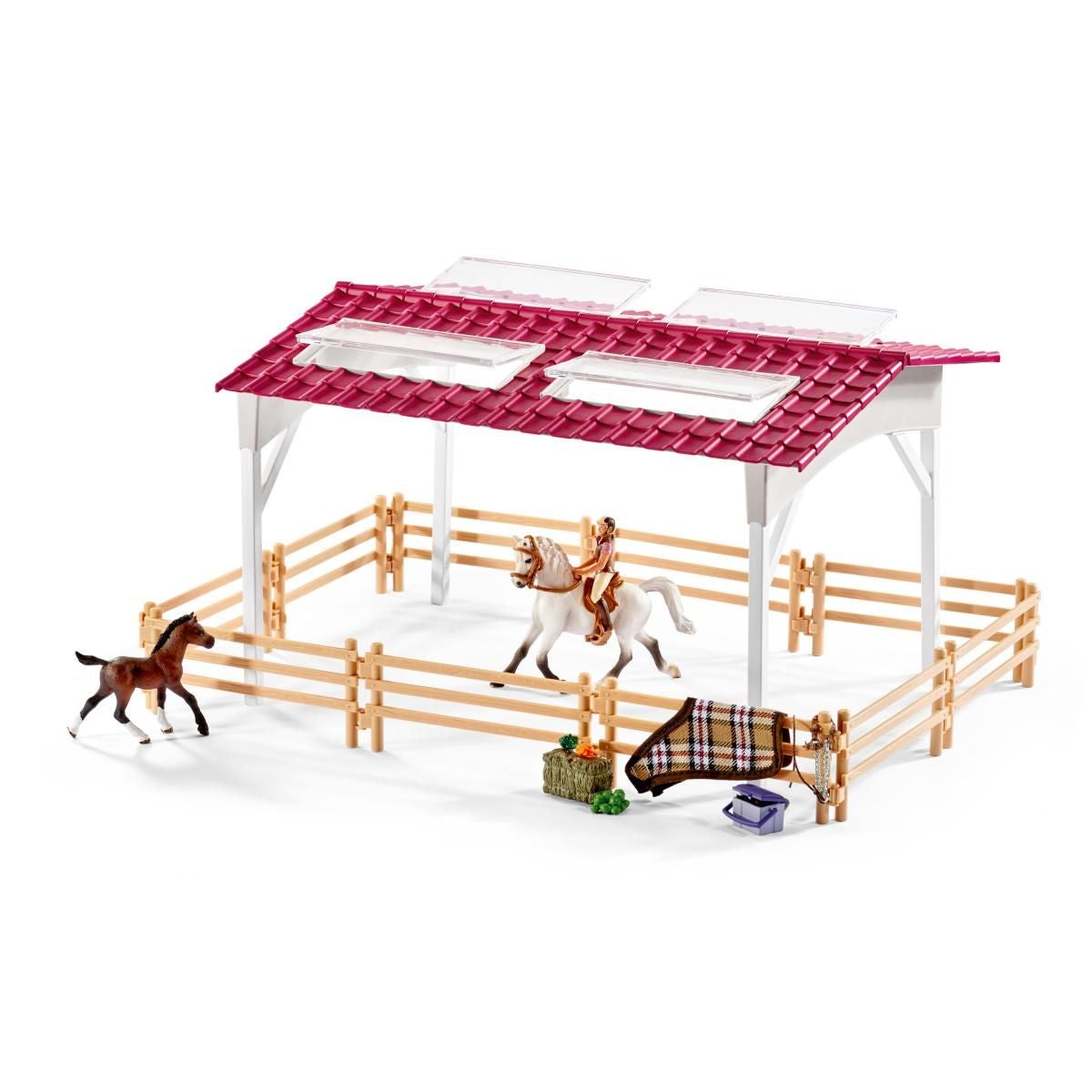 Schleich Riding Centre with Accessories-42344-Animal Kingdoms Toy Store