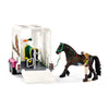 Schleich Pick Up with Horse Box-42346-Animal Kingdoms Toy Store