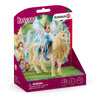 Schleich Eyela Riding On Golden Unicorn-42508-Animal Kingdoms Toy Store