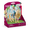 Schleich Eyela Riding On Golden Unicorn-42508-Animal Kingdoms Toy Store