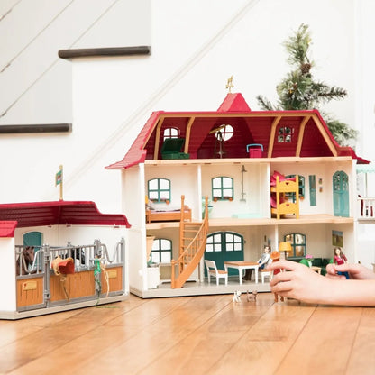 Schleich Horse Club Lakeside Horse Farm - Damaged Box