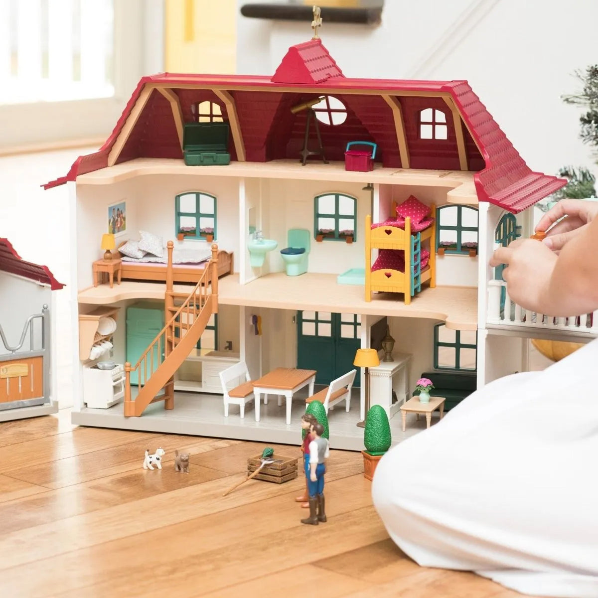 Schleich Horse Club Lakeside Horse Farm - Damaged Box