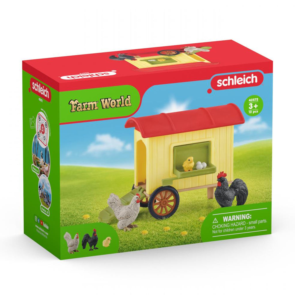Schleich Mobile Chicken coop Animal Kingdoms Toy Store