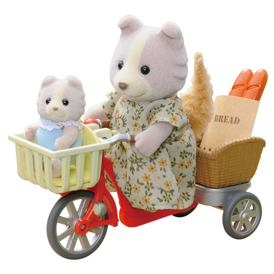 Sylvanian Families Cycling With Mother & Baby-4281-Animal Kingdoms Toy Store