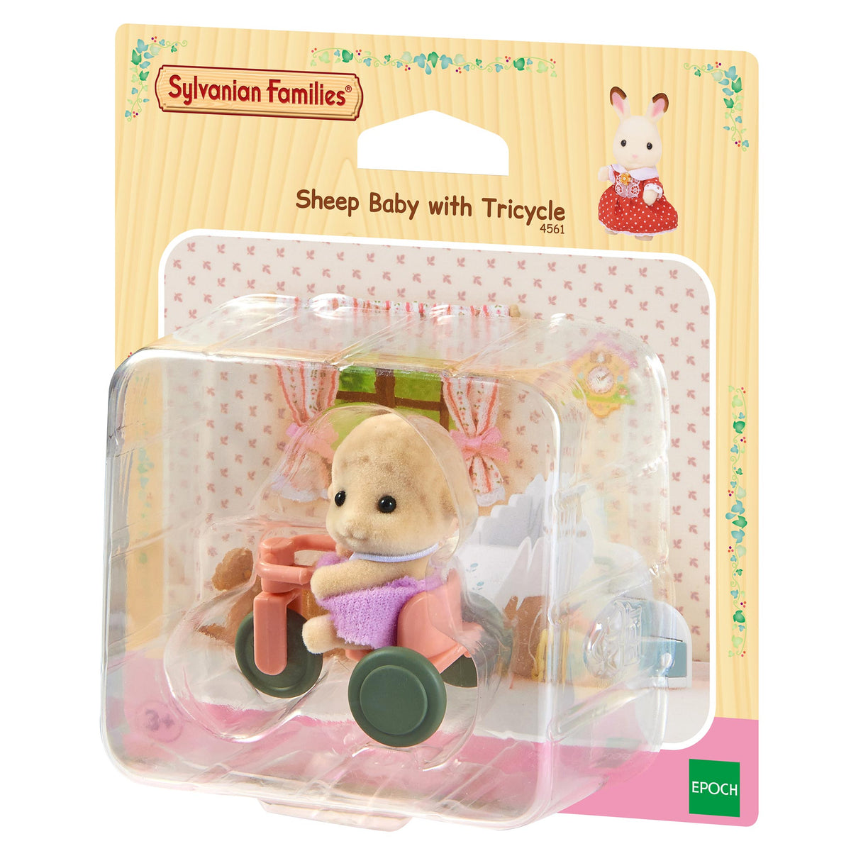 Sylvanian Families Sheep Baby With Tricycle-4561-Animal Kingdoms Toy Store