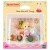 Sylvanian Families Sheep Baby With Tricycle-4561-Animal Kingdoms Toy Store