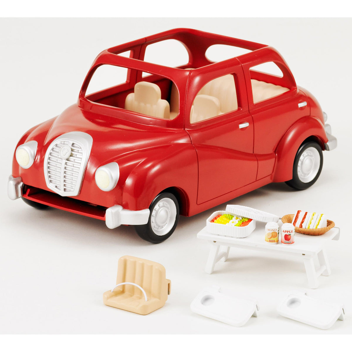 Sylvanian Families Red Family Saloon Car-4611-Animal Kingdoms Toy Store