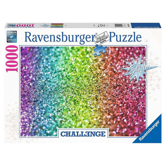Ravensburger Glitter Puzzle 1000pc-RB16745-6-Animal Kingdoms Toy Store