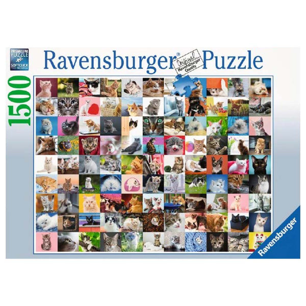 Ravensburger 99 Cats 1500pc Puzzle-RB16235-2-Animal Kingdoms Toy Store