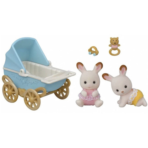 Sylvanian Families Chocolate Rabbit Twins Set-5432-Animal Kingdoms Toy Store