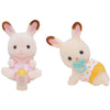 Sylvanian Families Chocolate Rabbit Twins-5080-Animal Kingdoms Toy Store