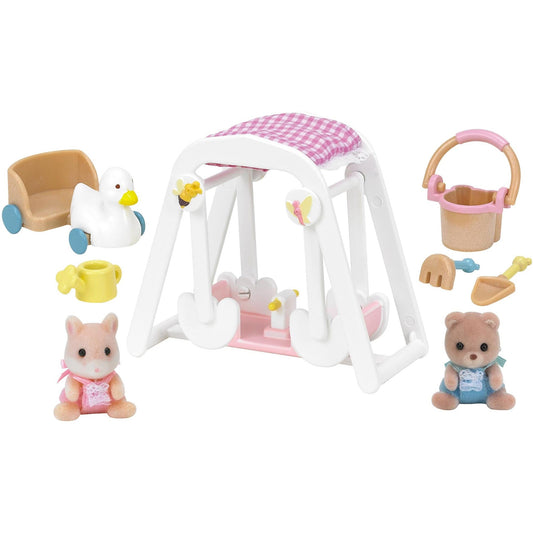 Sylvanian Families Peaches & Freddys Swing Set-5099-Animal Kingdoms Toy Store