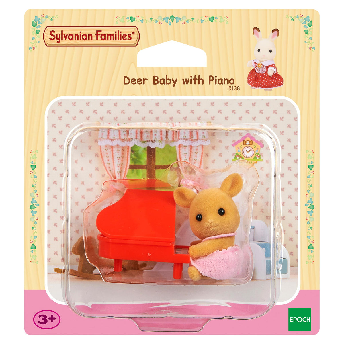 Sylvanian Families Deer Baby with Piano-5138-Animal Kingdoms Toy Store
