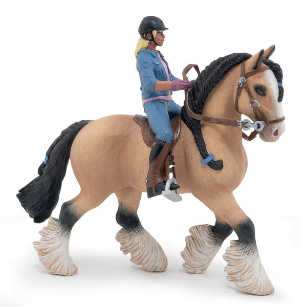 Papo Tinker and her young riding girl