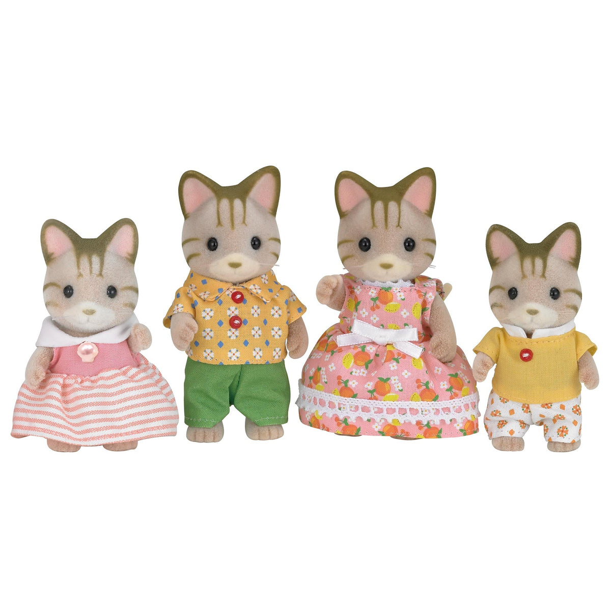 Sylvanian Families Striped Cat Family-5180-Animal Kingdoms Toy Store