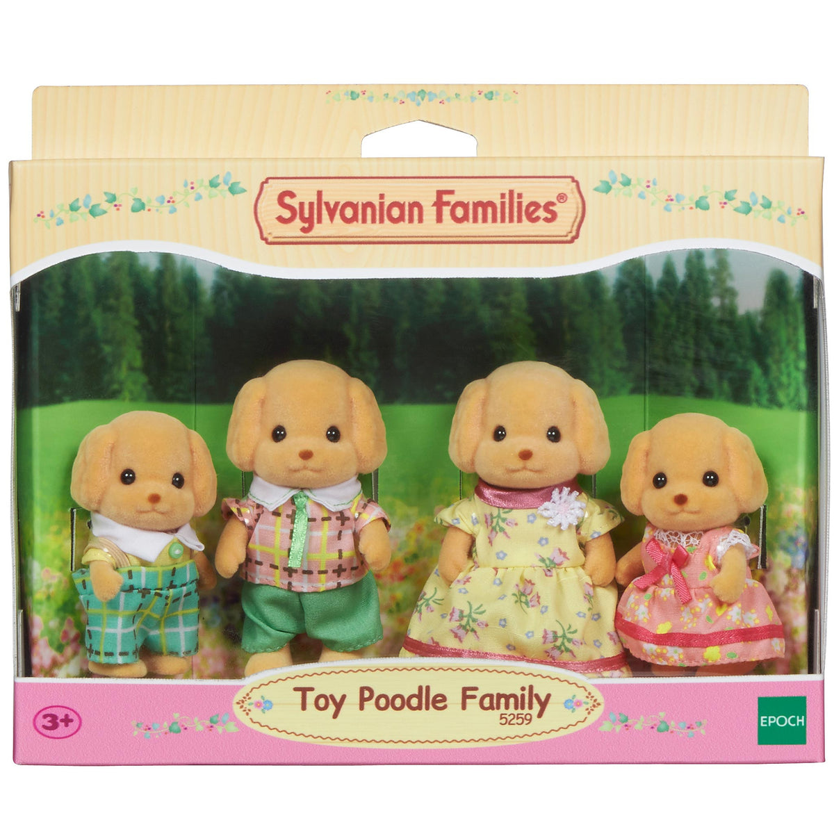 Sylvanian Families Toy Poodle Family-5259-Animal Kingdoms Toy Store