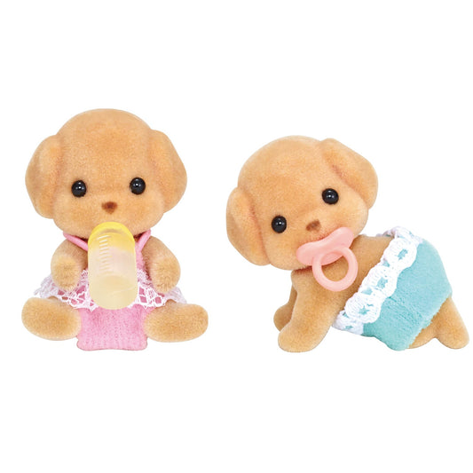 Sylvanian Families Toy Poodle Twins-5261-Animal Kingdoms Toy Store