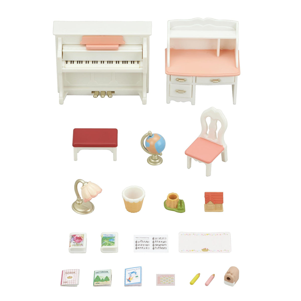 Sylvanian Families Piano and Desk Set-5284-Animal Kingdoms Toy Store