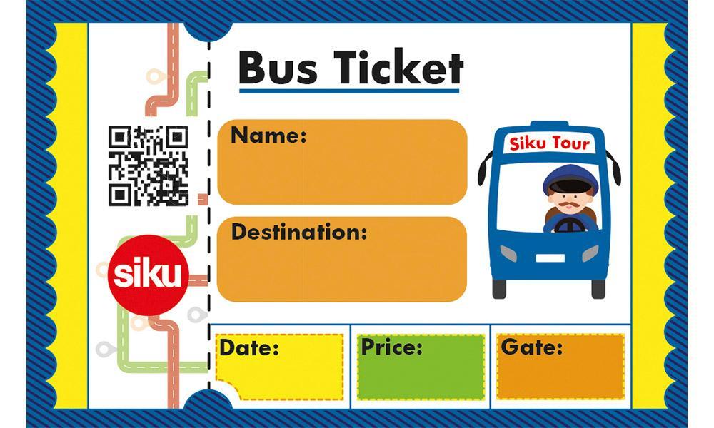 Siku World Bus Stop-SKU5509-Animal Kingdoms Toy Store