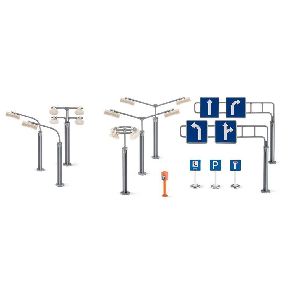 Siku World City Road Signs & Street Lamps-SKU5594-Animal Kingdoms Toy Store
