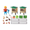 Playmobil Country Rabbit Pen with Hutch-6140-Animal Kingdoms Toy Store