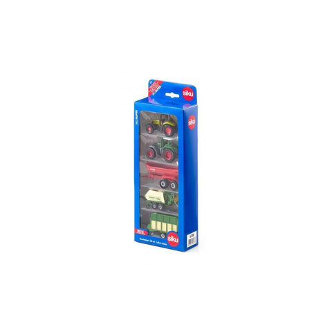 Siku 5pc Tractor & Trailer Set-SKU6286-Animal Kingdoms Toy Store