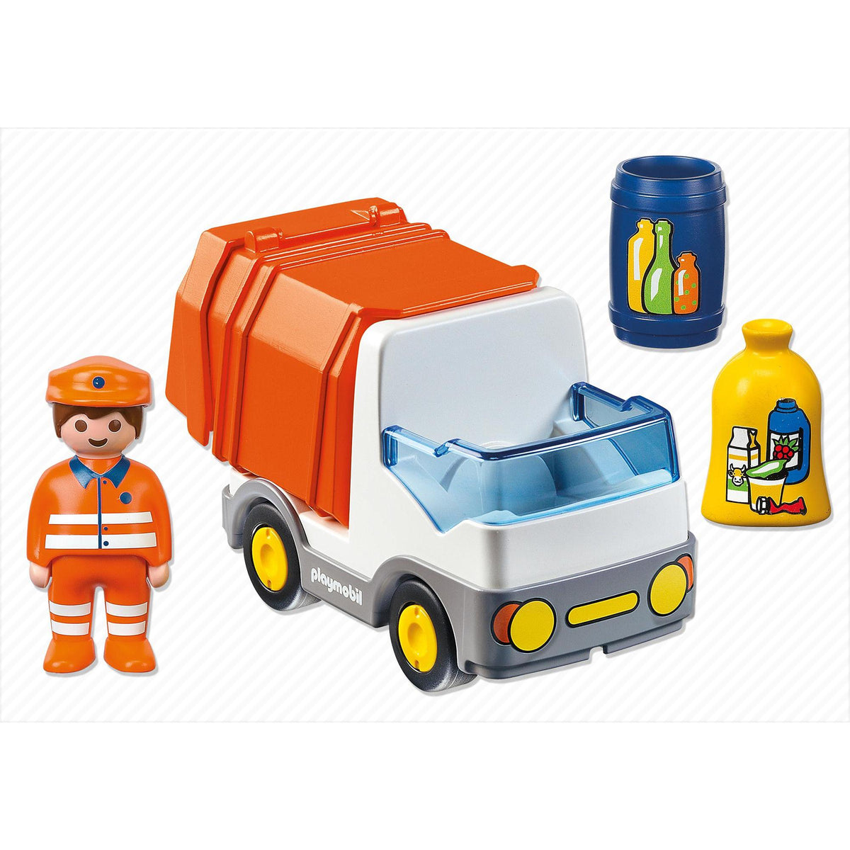 Playmobil 1.2.3. Recycling Truck-6774-Animal Kingdoms Toy Store