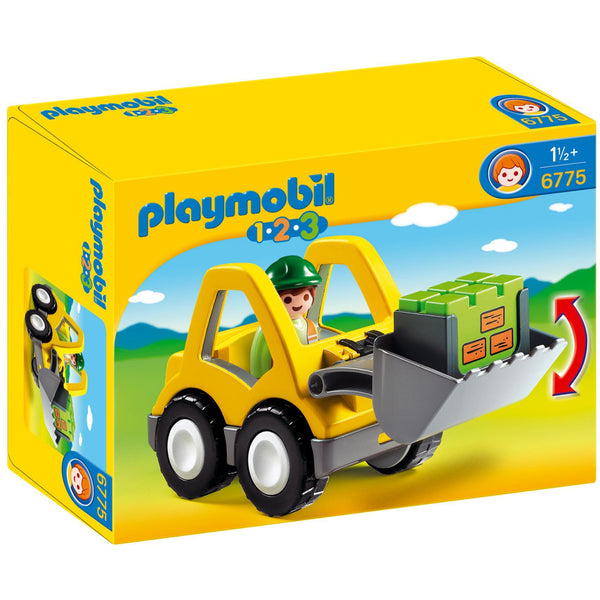 Playmobil 1.2.3. Excavator-6775-Animal Kingdoms Toy Store