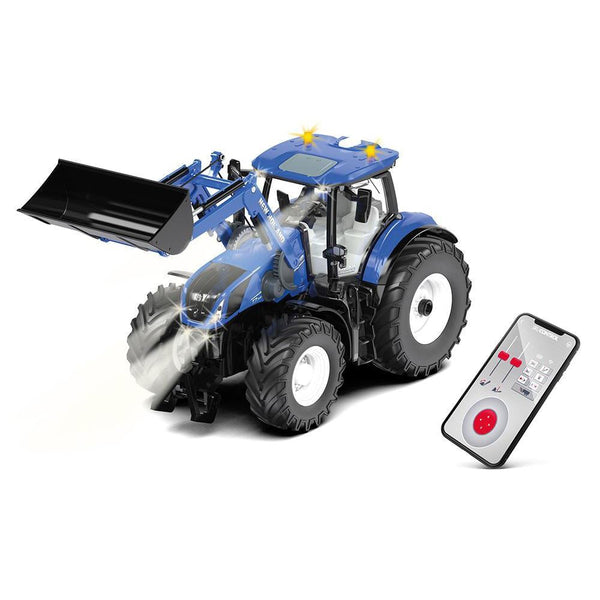 Siku R/C 1:32 New Holland T7.315 with Front loader and Bluetooth app control-SKU6797-Animal Kingdoms Toy Store