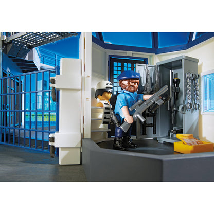 Playmobil City Action Police Headquarters with Prison-6919-Animal Kingdoms Toy Store