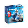 Playmobil City Action Police Bike with LED Light-6923-Animal Kingdoms Toy Store