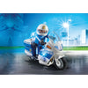 Playmobil City Action Police Bike with LED Light-6923-Animal Kingdoms Toy Store