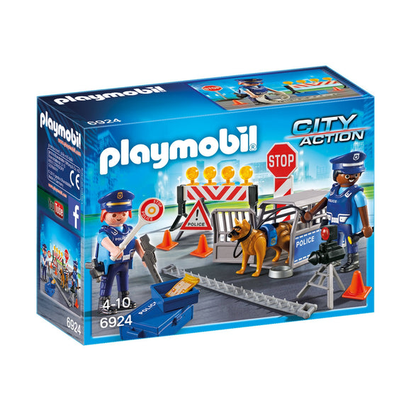 Playmobil City Action Police Roadblock-6924-Animal Kingdoms Toy Store