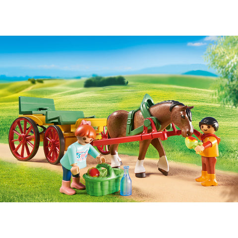 Playmobil Country Horse-Drawn Wagon-6932-Animal Kingdoms Toy Store