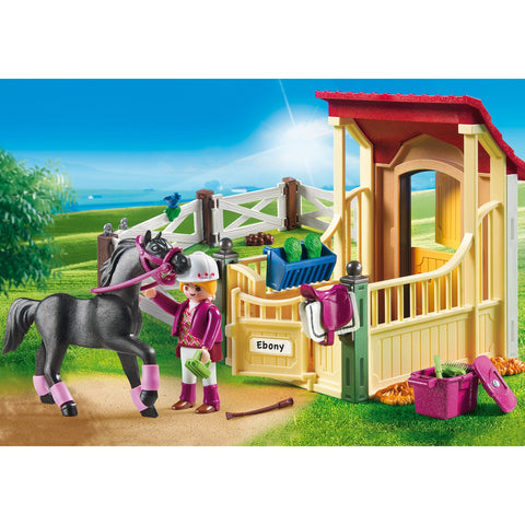 Playmobil Country Horse Stable with Arabian – Animal Kingdoms Toy