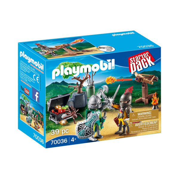 Playmobil Starter Pack Knight's Treasure Battle-70036-Animal Kingdoms Toy Store
