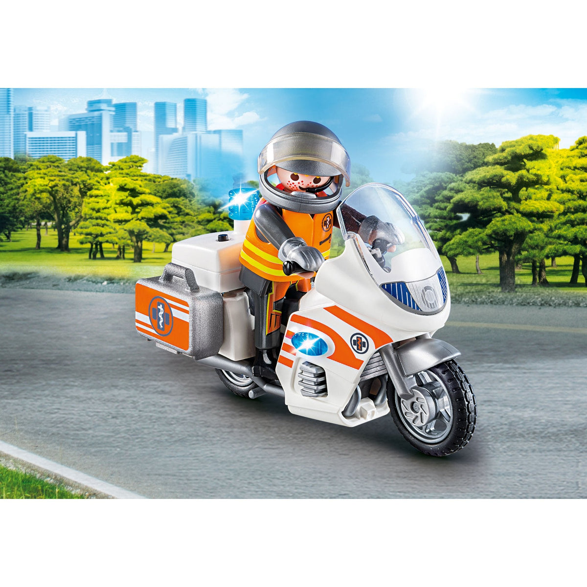 Playmobil Emergency Motorbike-70051-Animal Kingdoms Toy Store